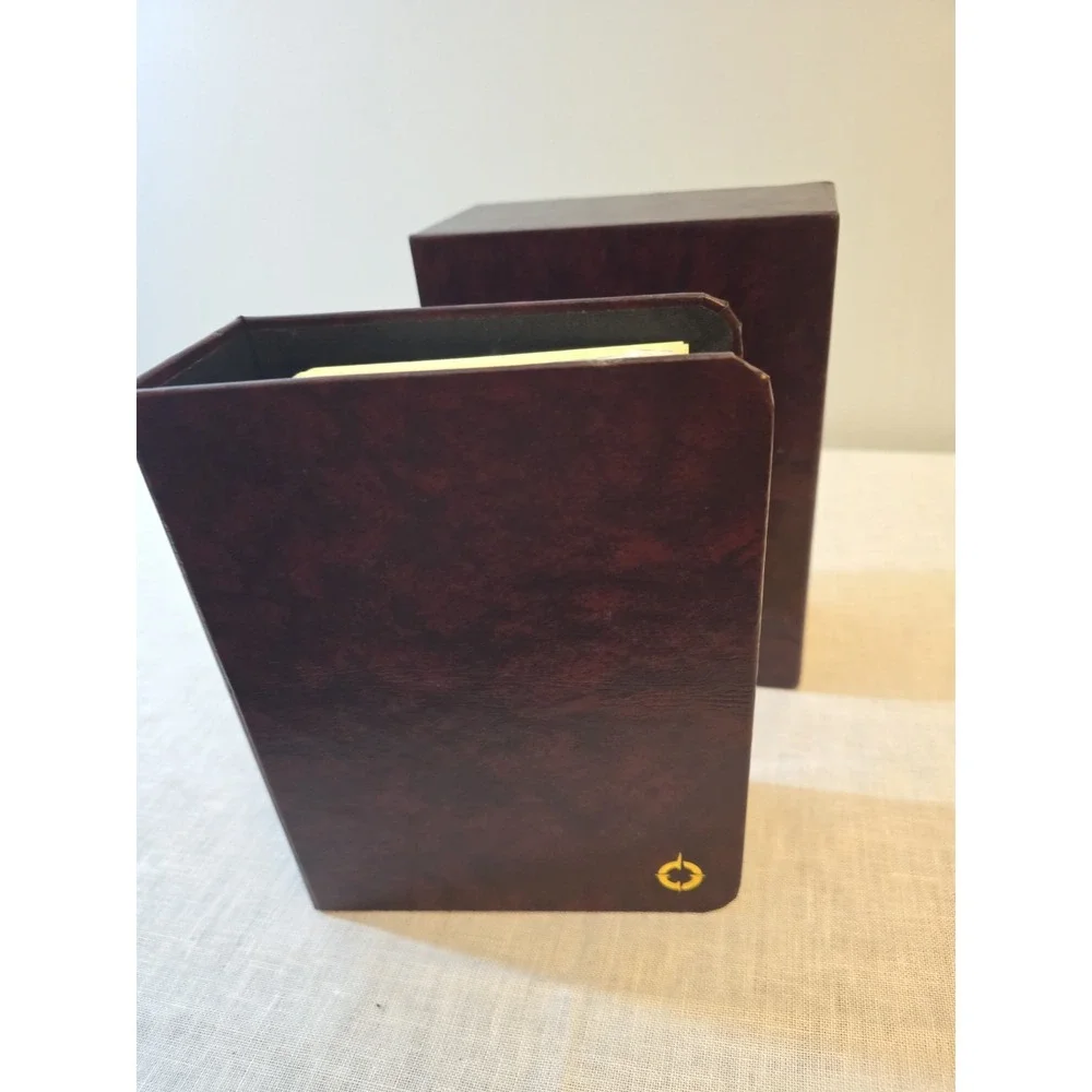Vintage Franklin Covey Storage Binder-Classic Size-Burgundy Item # 19078 & 19083